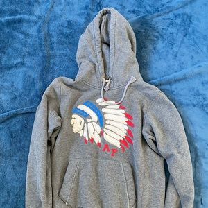 A&F gray hoodie small